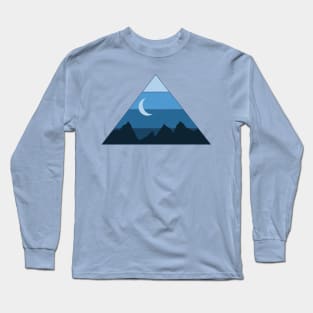 Mountain Night Long Sleeve T-Shirt